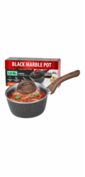 Rajnica MagicHome Black Marble Line, so sklenenou pokrievkou, 16 cm