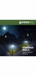 Lampa Strend Pro Garden, reťaz, ohrada, plot do záhrady, 2x solárne svietidlo, 1x LED, 16,5x16,5x71,