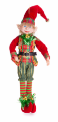MagicHome Vánoční dekorace, Elf, závěsná, 46 cm