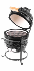 Gril Strend Pro Kamado Egg 13", průměr 27 cm, gril. výška 34,5 cm, černý, 35x40,5x55 cm