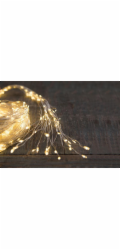 Řetěz MagicHome Christmas Twisted Stars 1200S, 1200 LED teplá bílá, jednoduché světlo, 230 V, 50 Hz,