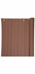 Polyratan 77 0,9x3 m, UV, 800 g/m2, hnědý, zastínění balkonu, se síťovinou
