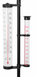 Meteorologická stanice SWS29, 158 cm, zahradní srážkoměr, teploměr, solární lampa, směr větru