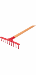 Hrábě Strend Pro Herrison 9357, zahradní, plastové, 9 zubů, mini, s násadou