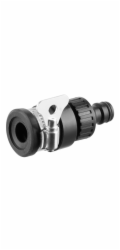 Adaptér DY8012, 1/2", nacvakávací, pro zahradní hadici, s kovovou sponou