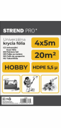 Fólie krycí Strend Pro Hobby, malířská, 4x5 m, 6µ, zakrývací