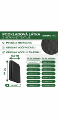 Tkanina Garden B4403 RollPack, netkaná textilie, 50 g/m2, černá, 0,9x10 m