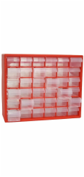 Nástěnný organizér Strend Pro SBx3045, 36 zásuvek, 40,5x30,5x65 cm, max. 25 kg