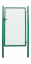 Strend Pro METALTEC ECO, 1000/1500/50x50 mm, zelený, jednokřídlý, zahradní, ZN+PVC, RAL6005