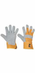 Rukavice EIDER YELLOW 10/XL, žluté, kombinované