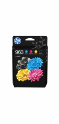 HP 963 CMYK Original Ink Cartridge 4-Pack (700 / 700 / 700 / 1,000 pages)