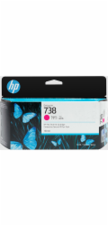 HP 738 - 130 ml - purpurová - originální - DesignJet - inkoustová cartridge - pro DesignJet T950