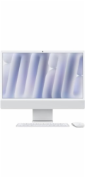 Apple iMac 24   4.5K display M4 chip 8-core CPU and 8-core GPU, 16GB, 256GB SSD - Silver