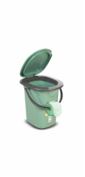 Turistická toaleta GreenBlue GB320GG 19L - zelená / šedá