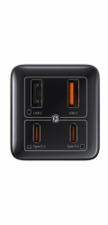 Baseus GaN6 Pro 100W EU Inkl. Charging Cable 1m Black