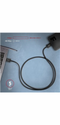 AXAGON BUMM3-AM10AB, SPEED kabel Micro-B USB <-> USB-A, 1m, USB 3.2 Gen 1, 3A, ALU, tpe, černý