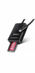AXAGON ADM2-CM USB-C 10Gbps - M.2 NVMe & SATA SSD adaptér, kabel USB-C 10cm