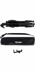Rollei Stativ Compact Traveler Star S4 / Zátěž 5kg/ Vytažený 160cm/ Černý