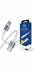 3mk kabel Hyper Cable N-SERIES C to C 1m 20V/5A 100W White / Black