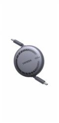 UGREEN navíjecí kabel USB-C, 1m, stříbrná