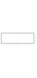 Nástěnné svítidlo Okko, LED 36W, 2520LM, IP20, 30X120cm
