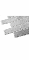 PVC obklad na stěnu 14022, cihla stará šedá, 1025x495 mm