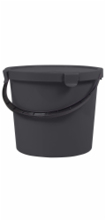 Kbelík Plast Team, 10 l, šedý