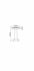 Stolní lampa Domoletti RODEO ETLED-53C, LED, 0,5W