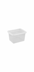 Úložný box OKKO BASIC BOX, 15 l, průhledný, 28,5×38×21,7 cm