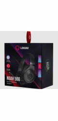 LORGAR herní headset Noah 500, BT 5.3, až 58 hodin černý
