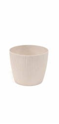 Plastový hrnec LAMELA 867-05, bílý, O11 cm