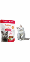CALIBRA Cat Life Adult Beef in gravy - mokré krmivo pro kočky - 85g