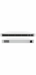 MikroTik Cloud Router Switch CRS354-48P-4S+2Q+RM, 650MHz CPU, 64MB, 1x10/100, 48xGLAN(PoE), 4xSFP+, 2xQSFP, vč. L5