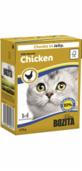 BOZITA Kuře v želé - mokré krmivo pro kočky - 370 g