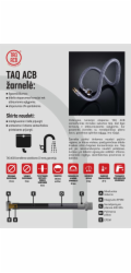 Vodovodní hadice Tucai Taq ACB, I3/8"-V3/8", 30 cm