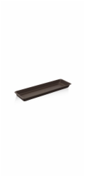 Podložka pod květináč Plastkon GARDEN, tmavě hnědá, 580 mm