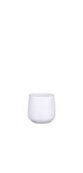 Hrnec Mica Amber 1087661, keramika, H 12 cm, bílý