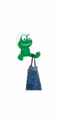 Přísavný háček Wenko Frog Green