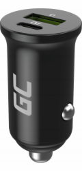 Green Cell GC PowerRide Nano38 38W 6A 1x USB-C 1x USB-A nabíječka do auta