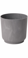Květináč Forma Plast SATINA 4283-081, O 17 cm, šedá