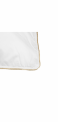 Polštář Masterjero Premium Fauxdown LOW, bílý, 50 x 70 cm