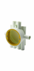 EGANT INSTALAČNÍ KRABICE PRO PANEL 26MM S 8 KONEKTORY, 82x48mm