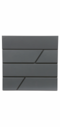 HAUSHALT Poštovní schránka Haushalt PW-612-6, šedá, 10,5 x 37,1 x 36,2 cm