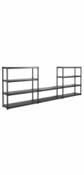 GROSFILLEX Odkládací police Grosfillex Workline 3, 135x40x175cm60kg