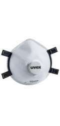 UVEX Respirátor, s ventilkem Uvex, bílý, Universal