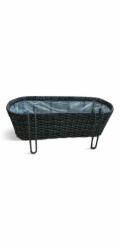 Květináč Domoletti 53000011109, plastový, O 50 cm, hnědý