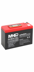 Baterie MHPower MS10-12(L) LiFePO4, 12V/10Ah, F2 - 6,3mm