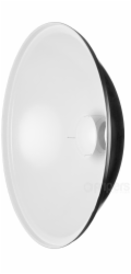 Freepower Kosmetická miska 70cm bílá Bowens, s difuzérem a mřížkou