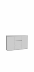Komoda Domoletti CHLK231-U42, bílá, 42,2x121,2x79,9 cm
