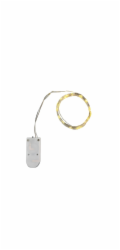 DOMOLETTI Světelný řetěz Luma KLED-061A, 2 m, teplá bílá